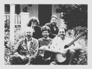 photo of band members and friends